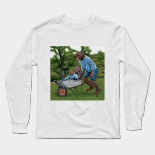 Fish Man Autumn Fantasy Illustration Long Sleeve T-Shirt